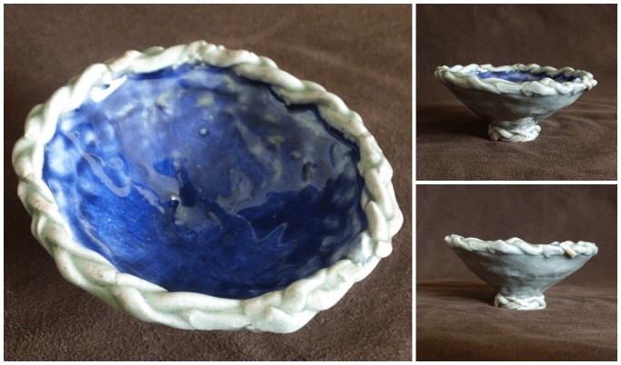 braided-rim bowl