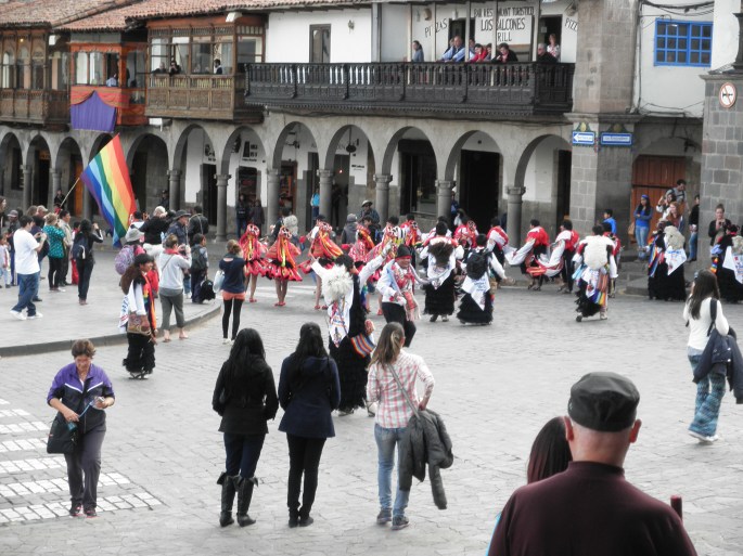 Easter celebrations in La Plaza de Armas