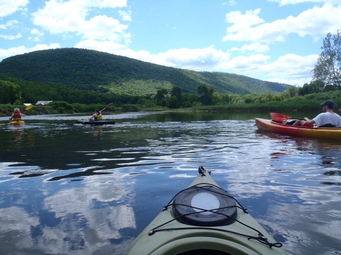 Kayaking with my brother and friends