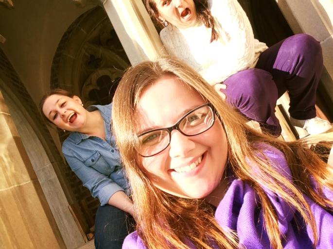 Me and a couple of my roommates - Photos by M.Johnson