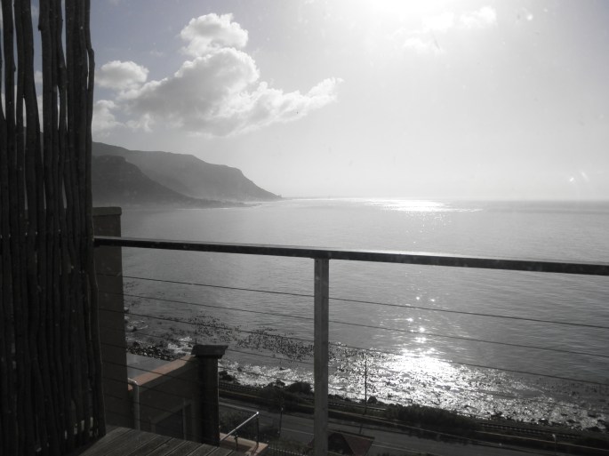 The view from our apartment in Fish Hoek