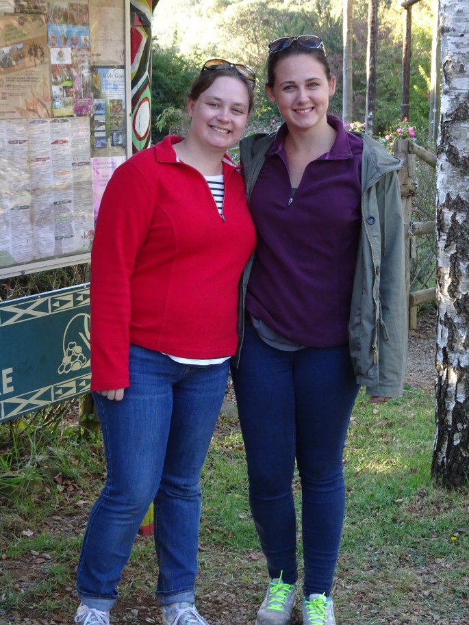 Me and my sister after our hike in Hogsback