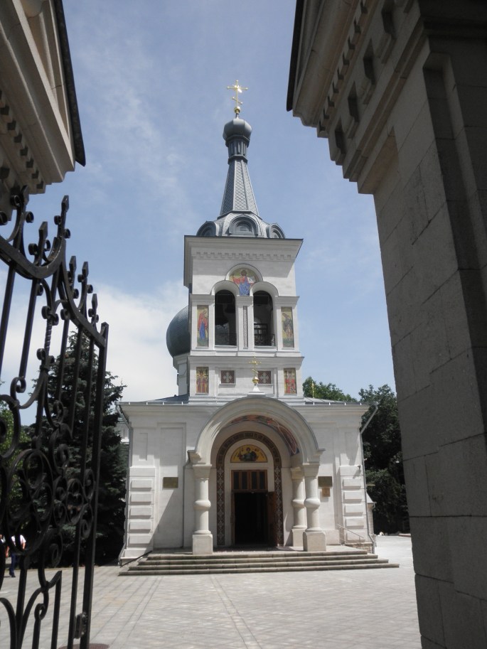 The church where the wedding took place