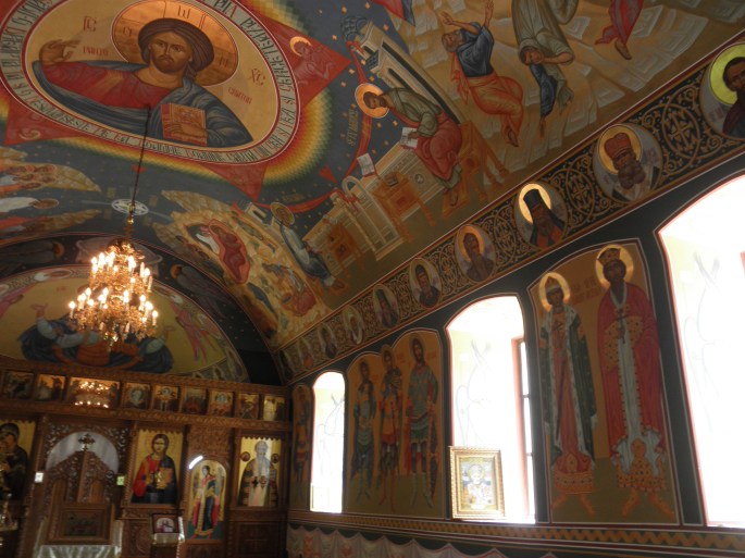 The above-ground sanctuary at Sfantul Nicolae Monastry