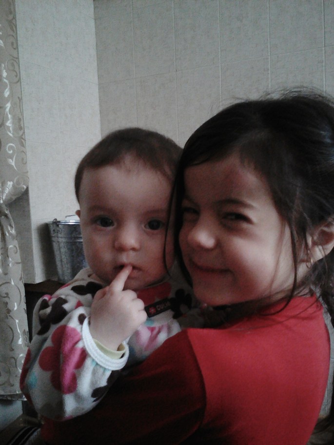 My host nieces, Valerica and Eva